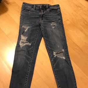 American Eagle denim ripped jeans